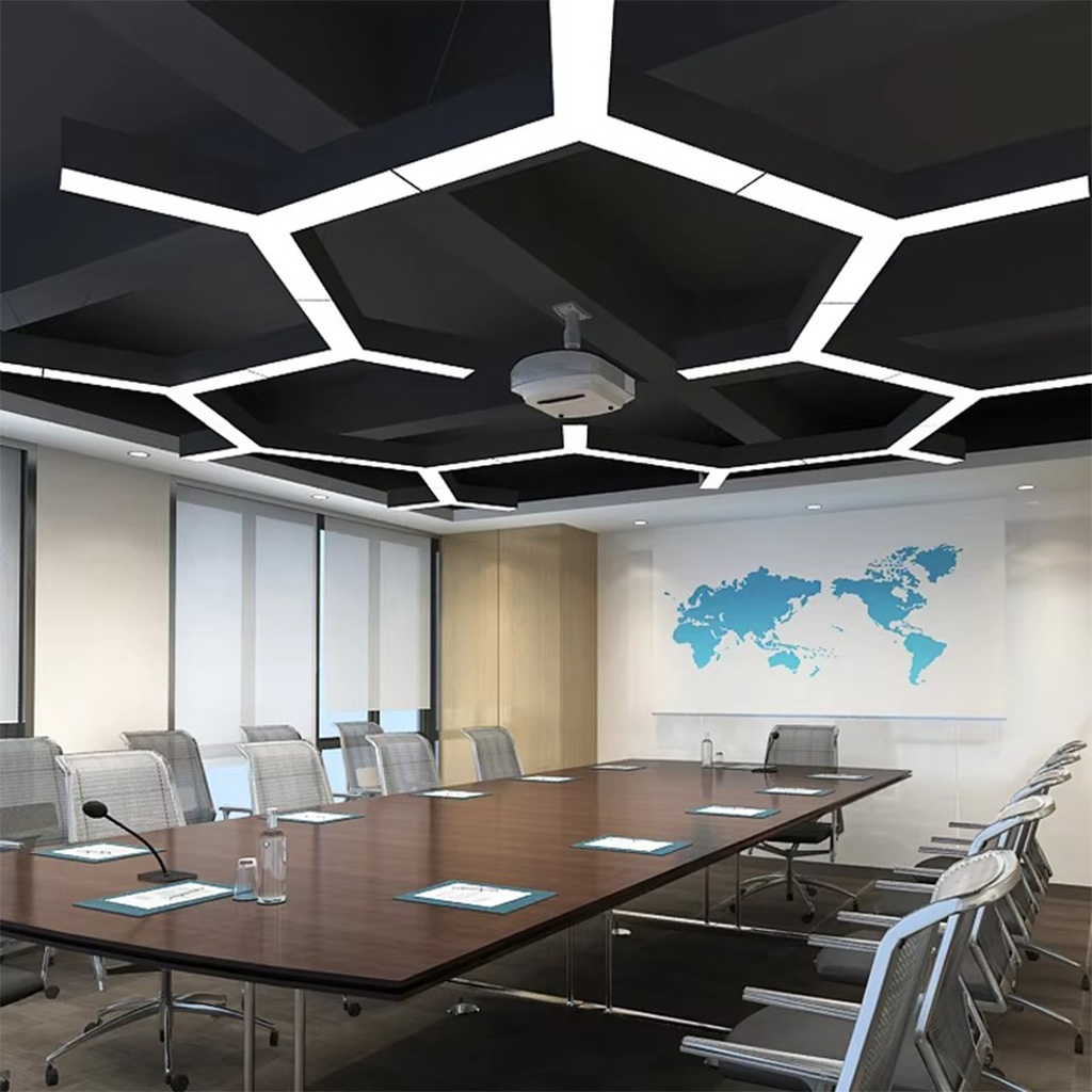 Suspended LED ceiling light 48W, Y shape, 60 cm, 6500k, Black