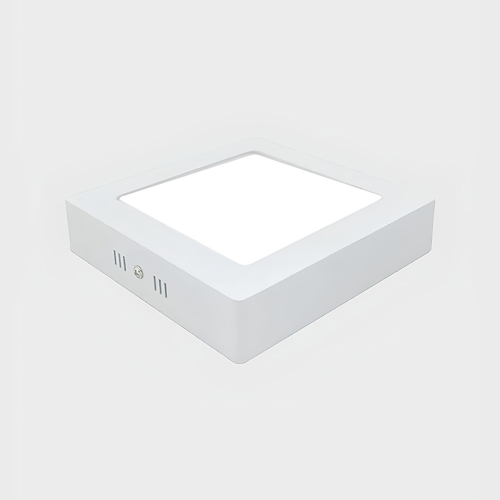 Plafoniera cu LED patrata 6W, 11cm, 6500k, Alb, aplicata