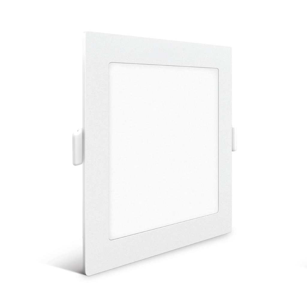 Spot LED 24W recessed square, 3500k, White, Encapsulated