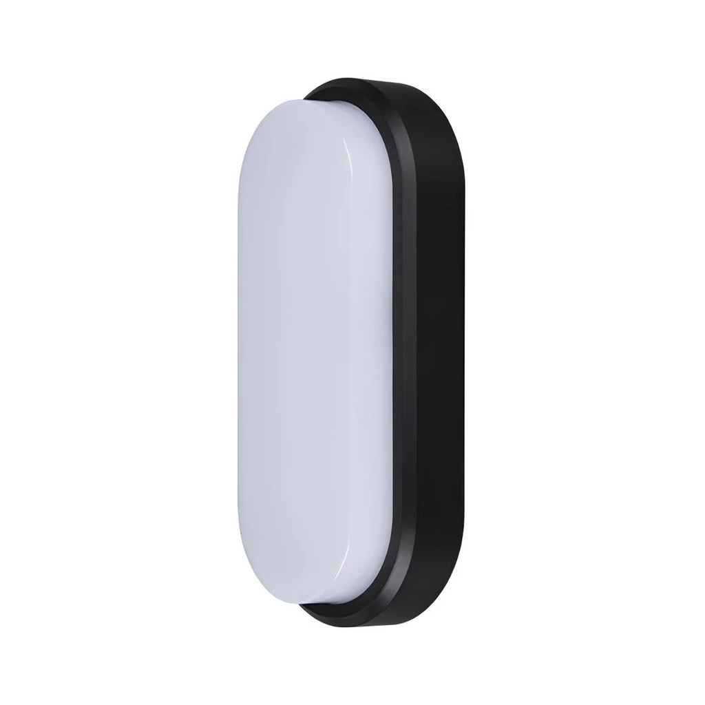 [LBZ-00134] Aplica LED 12W Oval Exterior, 6500k, Negru