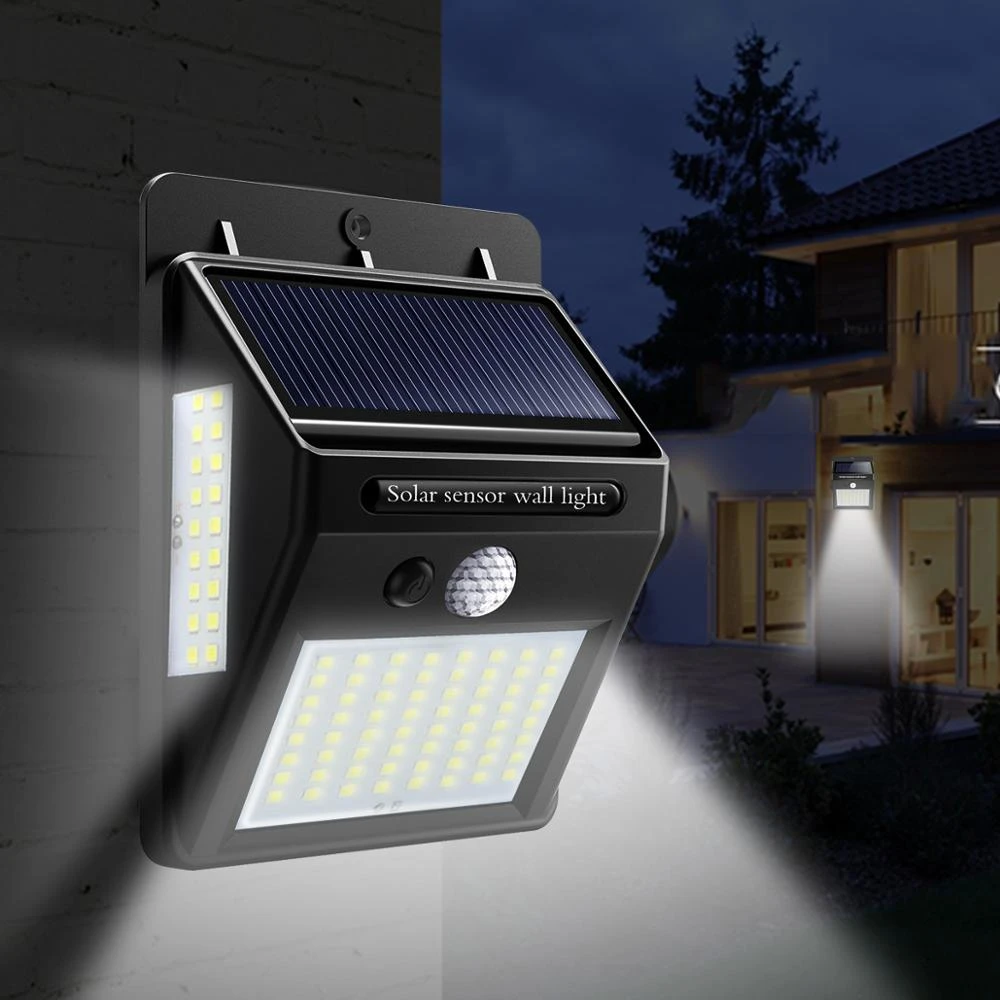 [LBZ-00066] Lampa solara cu senzor de miscare, 64 LED-uri, 6500k