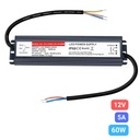 Switching Power Supply Slim, Outdoor IP68, 12V, 5A, 60W