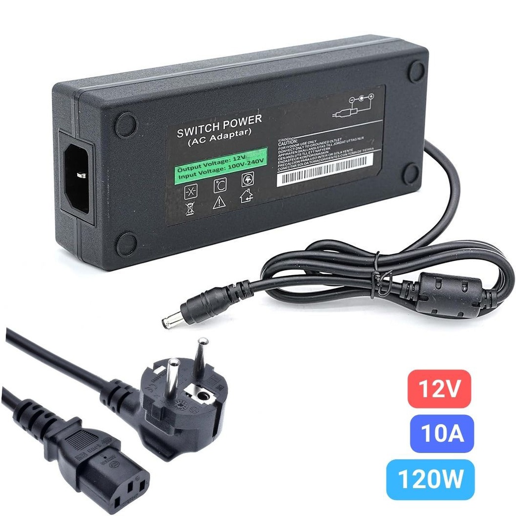 Alimentator Stabilizat intrare 220V, iesire 12V, 10A, 120W