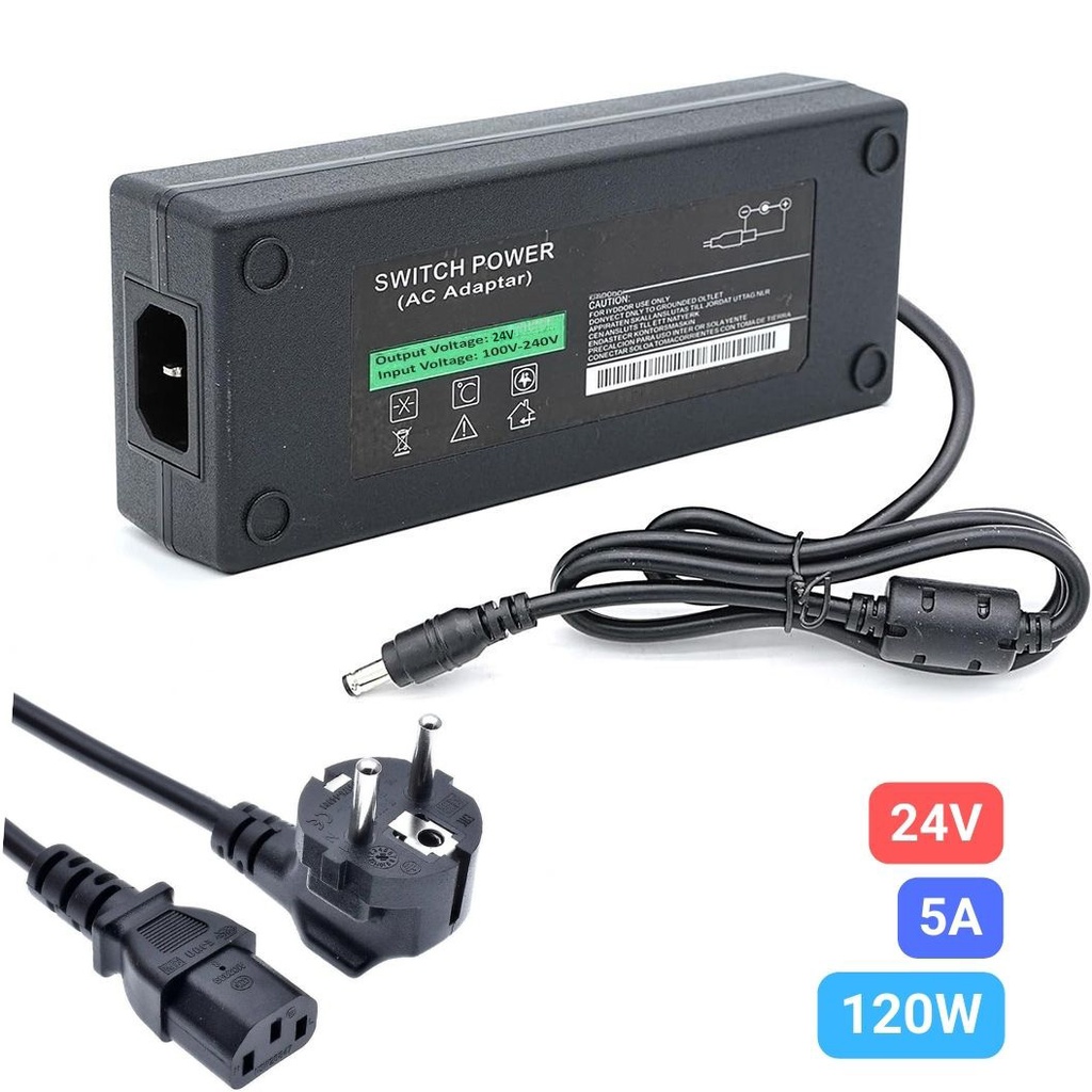 Power Supply input 220V, output 24V, 5A