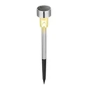 [LBZ-00179] Lampa Solara LED Decorativa pentru Gradina, Argintie, Lumina Alba Calda, Rezistenta la Apa, Eficienta Energetica