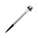 [LBZ-00185] Lampa Solara LED de Exterior pentru Gradina, 29cm, Inox, Lumina Alba Rece 6500K, 0.06W, Dispersor Normal