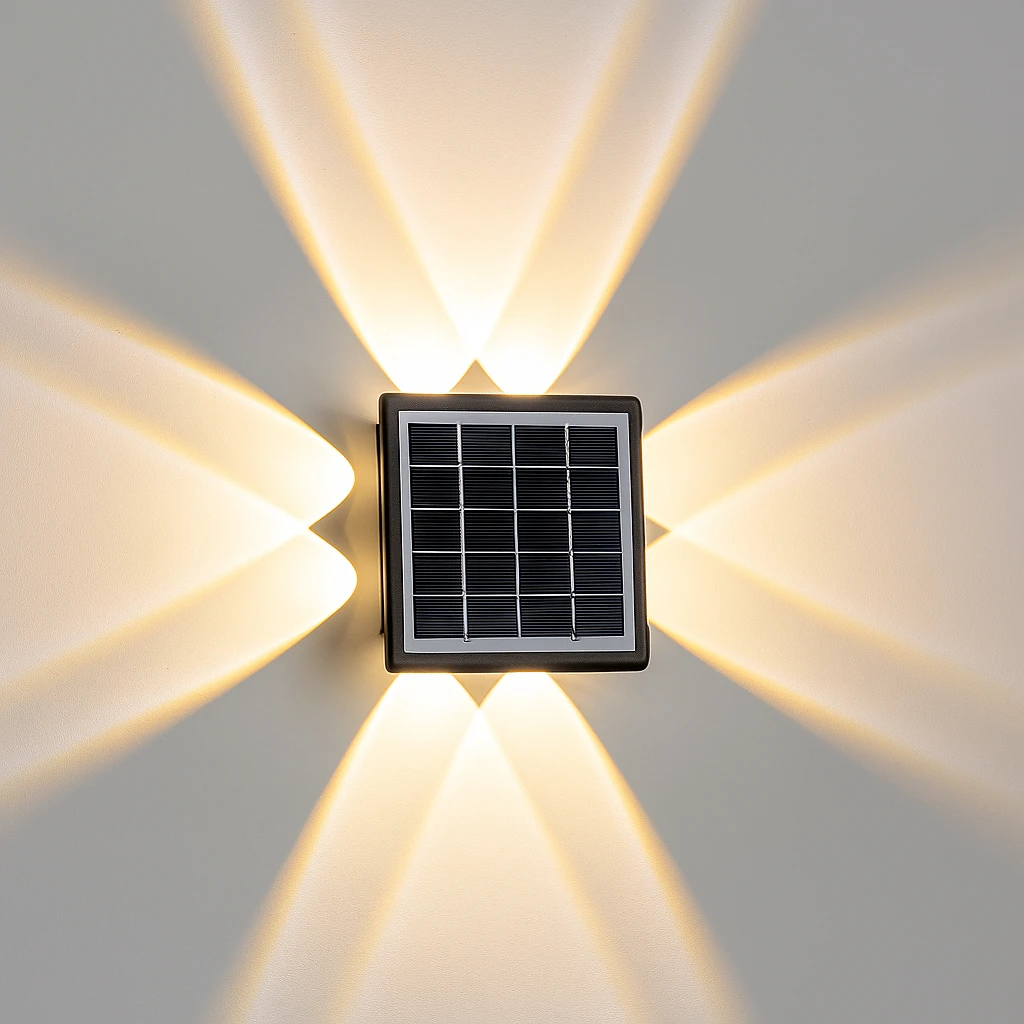 [LBZ-00079] Lampa solara 8 LED-uri, IP65, 3 culori 6500k, 4000k, 3000k
