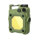 [LBZ-00206] Lanterna LED Mini Tip Breloc – Reincarcabila USB-C, Multifunctionala, Ultra-Luminoasa, pentru Camping, Alpinism, Ciclism, Exterior – Verde (6.1 x 5 x 2.5 cm)