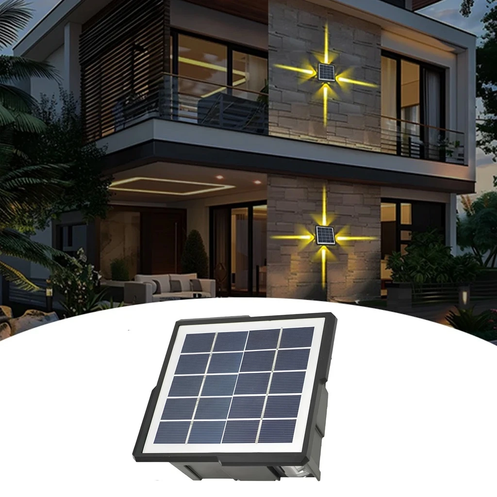 [LBZ-00081] Lampa solara 4 LED-uri, IP65, 3 culori 6500k, 4000k, 3000k