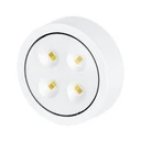 [LBZ-00234] Lampa LED Fara Fir cu Baterii – 3 Culori de Lumina, Telecomanda, Design Modern, Plastic Durabil, Alb