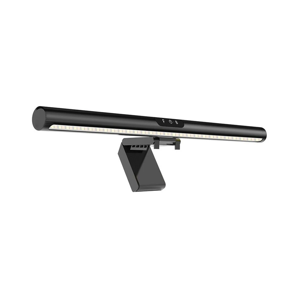 [LBZ-00268] Lampa LED dubla pentru monitor, 2 Lampi, luminare background, 4 nivele temperatura culoare 3000K~6000K, ajustare luminozitate, no flicker, functie memorie, Negru
