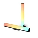 [LBZ-00274] Set 2 Lampi RGB Smart pentru Gaming – 26 cm, Wi-Fi, Sincronizare Muzicala, Lumina Ambientala, Compatibil Google Assistant & Alexa, Control prin Aplicatie, USB, Negru