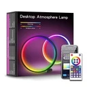 [LBZ-00277] Lampa de Birou RGBIC Rotunda – Wi-Fi & Bluetooth (BLE), 26 cm, Smart
