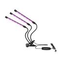[LBZ-00287] Lampa UV Full Spectrum pentru Cresterea Plantelor – 30W, 3 Brate Flexibile, Temporizator, 9 Trepte de Intensitate