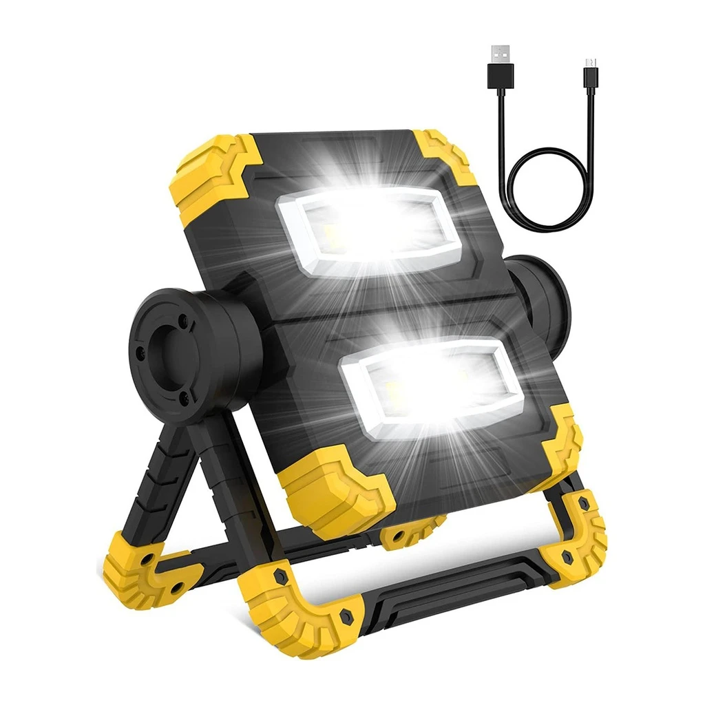 [LBZ-00292] Proiector LED Portabil Reincarcabil G7 – 20W, 1000 lm, USB, Acumulator 5000mAh, Iluminare Puternica, Rezistent la Apa, Ideal pentru Constructii, Camping, Atelier