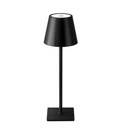 [LBZ-00297] Lampa LED Reincarcabila pentru Masa – Control Touch, 3 Temperaturi de Culoare (Cald/Neutru/Rece), 5W, Acumulator 5200mAh, Negru