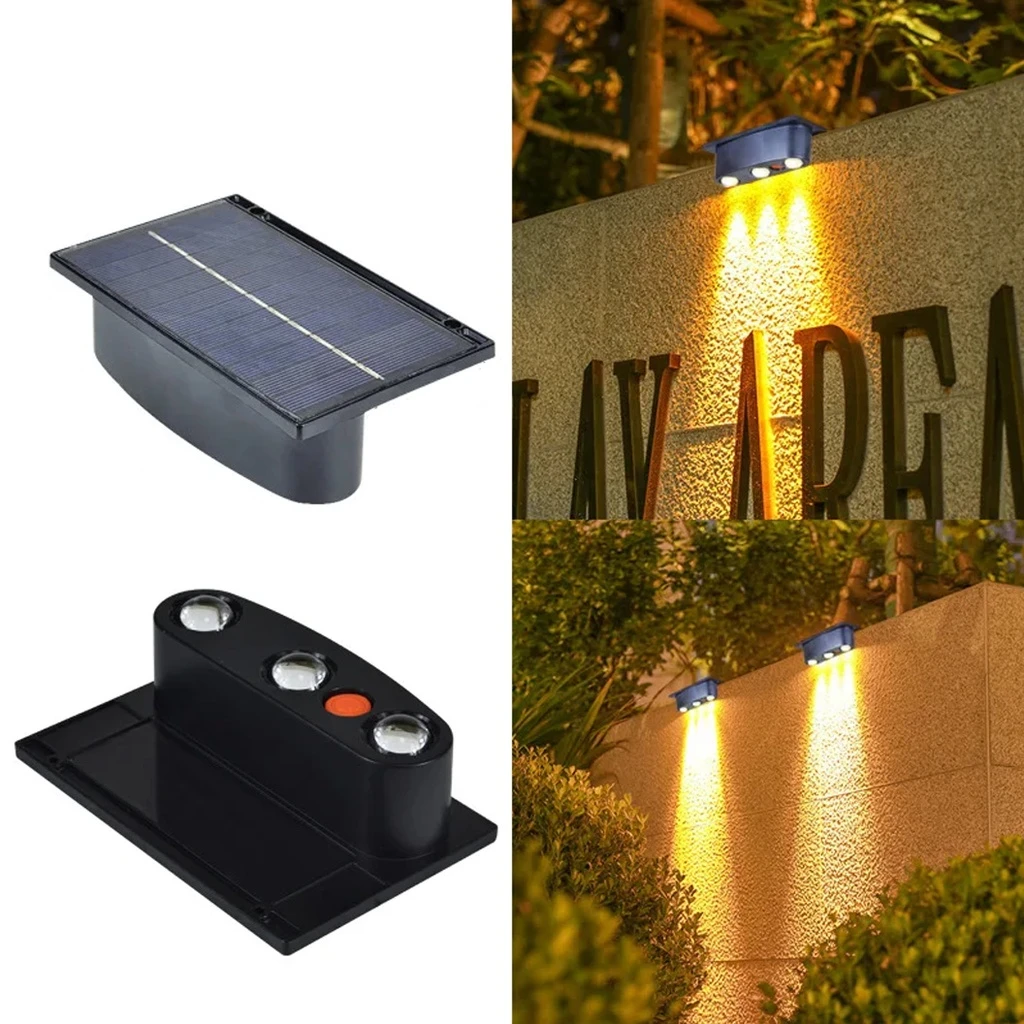 [LBZ-00089] Lampa solara 3 LED-uri, IP65, 12 moduri RGB