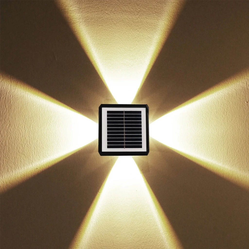 [LBZ-00092] Lampa solara 4 LED-uri, IP65, 3 culori 6500k, 4000k, 3000k
