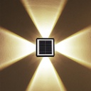 Lampa solara 4 LED-uri, IP65, 3 culori 6500k, 4000k, 3000k