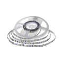[LBZ-00469] Banda LED 12V, 60 LED/m, SMD 5050, Alb-Rece, Interior IP20, Latime 10mm, Rola 5 metri