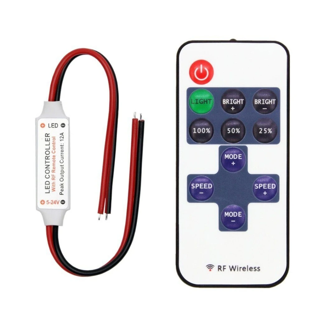 [LBZ-00506] Controller Banda LED Monocolora RF 12A