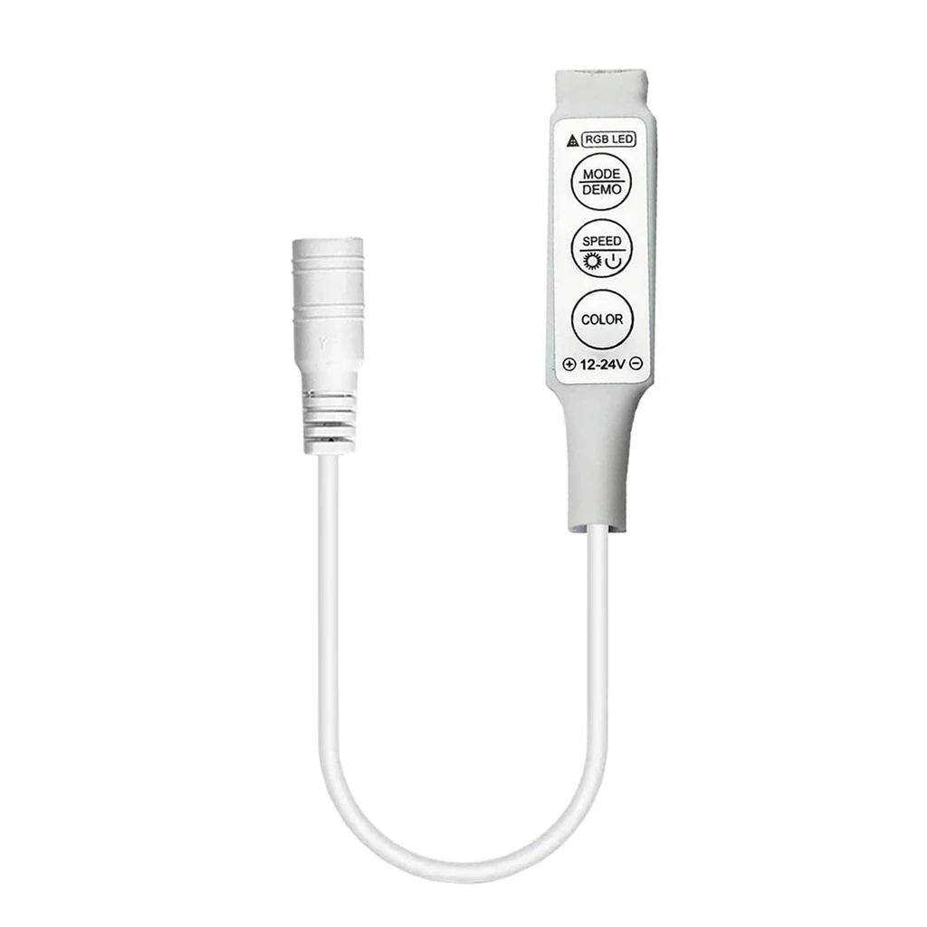 [LBZ-00507] Mini RGB Controller pentru Banda LED cu Mufa DC