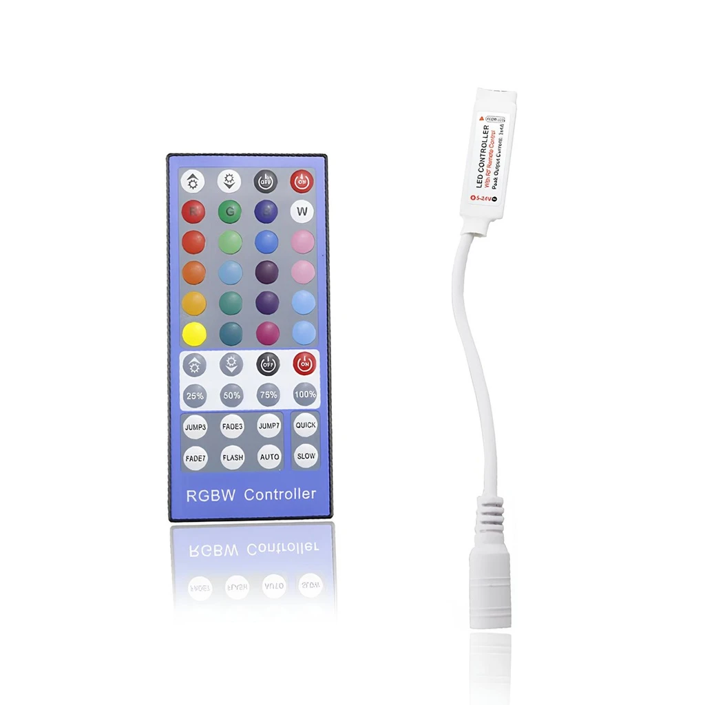 [LBZ-00519] Mini Controller LED RGBW cu Telecomanda IR 40 Taste