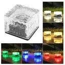 [LBZ-00567] Lampa solara decorativa LED tip cub gheata pentru gradina