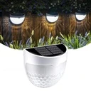 [LBZ-00568] Lampa solara decorativa LED semicirculara pentru exterior