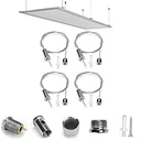 [LBZ-00598] Set Tiranti Montaj Panou LED