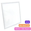 [LBZ-00020] Panou LED 60x60 cm, 60W, Lumina Neutra 4500K, Model Premium, Rama Alba, Ideal pentru Tavan Casetat, Incastrat