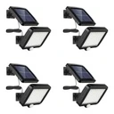 [COMBO-00176] Set de 4 Lampi Solare pentru Exterior, 56 LED-uri cu Senzor de Miscare, Rezistente la Apa IP65, Unghi de Iluminare 120°, 3 Culori: 3500K, 4500K, 6500K, Lampa Solara de Perete pentru Gradina cu Cablu de 5 m