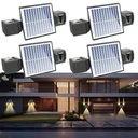 [COMBO-00075] Set 4 Lampi Solare cu 3 LED-uri, IP65, 3 Culori 6500K 4000K 3000K