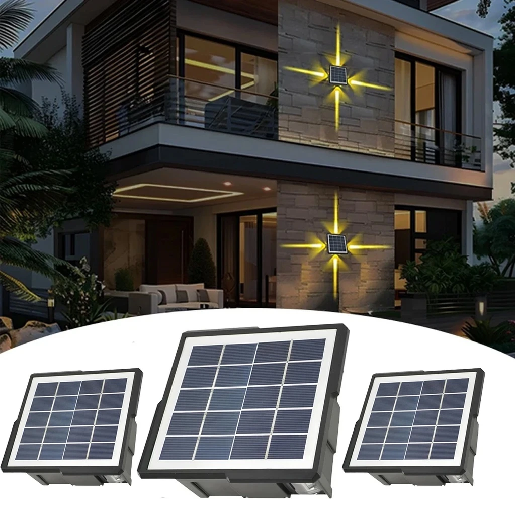 [COMBO-00081] Set 3 Lampi Solare cu 4 LED-uri, IP65, 3 Culori 6500K 4000K 3000K
