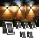 [COMBO-00092] Set 6 Lampi Solare cu 4 LED-uri, IP65, 3 Culori 6500K 4000K 3000K