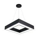 [LBZ-00041] Plafoniera LED suspendata 48W, Hollow Square, 60 cm, 6500k, Negru