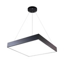 LED Ceiling Light 48W, Full Square, 60cm, 6500k, Black