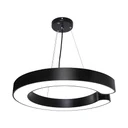 [LBZ-00048] Plafoniera LED 48W, Forma C, 60cm, 6500k, Negru