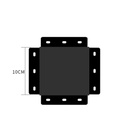 Black cross connector 10 cm