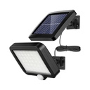 Lampa Solara 56 LED SMD - Senzor Miscare, 3 Moduri de iluminare, Montaj Perete, Lumina Alb Rece, Neagra