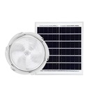 Plafoniera Solara LED 500W – 418 LED-uri, Diametru 360mm, Lumina Alb Rece 6500K, Telecomanda, Cablu Prelungitor 4.6m, Alb