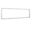 Rama montaj panou LED pe tavan 30x120 cm, culoare alb