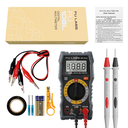 Multimetru digital FULABS  FU108L Universal, Afisaj Iluminat, masurare tensiune AC si DC, cu accesorii bonus